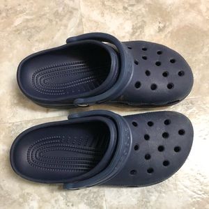 Navy Blue Crocs